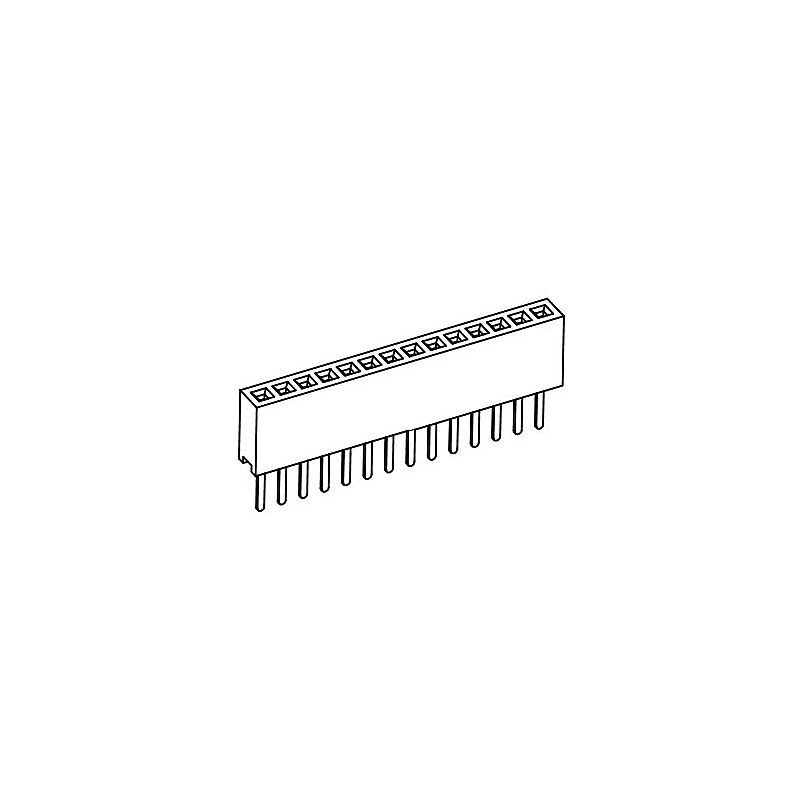 PH1.27*H4.4mm Female Header Single row Straight series